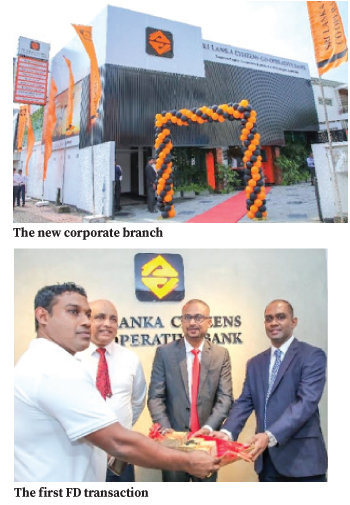 Sri Lanka Citizens Cooperative Bank Opens Corporate Branch In Colombo 8