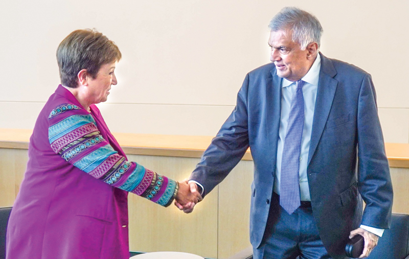 President with IMF Managing Director Kristalina Georgieva.