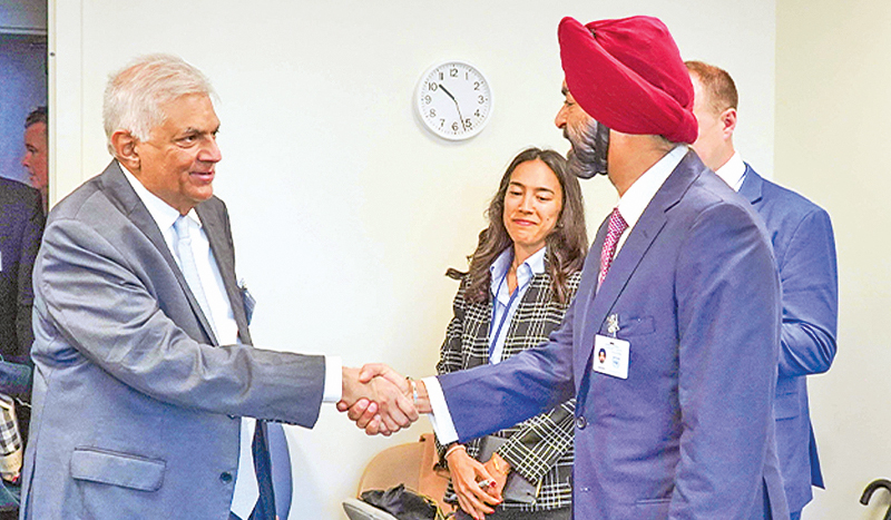 President with World Bank President Ajay Banga.