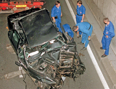 Diana car crash