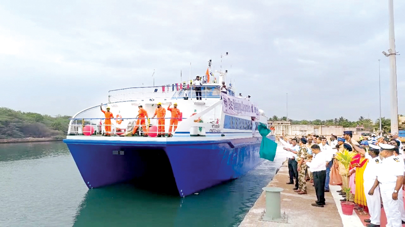 The arrival of the vessel at KKS