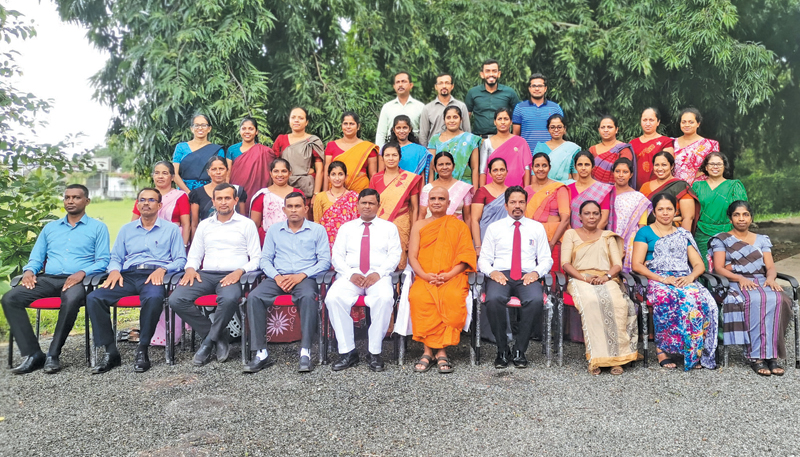 Principal with the teaching staff
