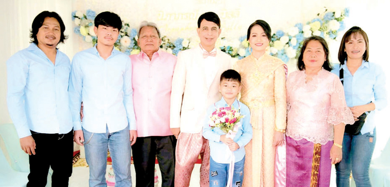 Family at the wedding