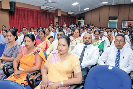 A section of the teachers who received their letters of appointments as principals