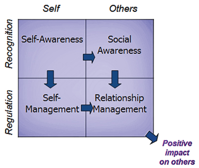 Figure 1. Emotional Intelligence as a Matrix Source: Adapted from Goleman (2008)

