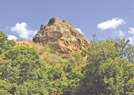 The fortress palace of Sigiriya