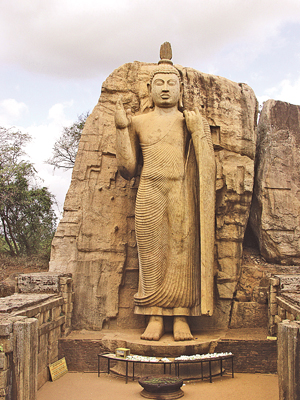 The Aukana Buddha statue