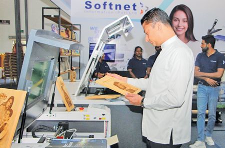  State Minister Dilum Amunugama at the CEMS exhibition in Colombo