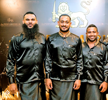 From left: Founder and Director of Sales and Marketing, Shifan Najumudeen; Director of Production, Arshadh Anver and Director of Finance and Human Resources, Rakeeb Rafee