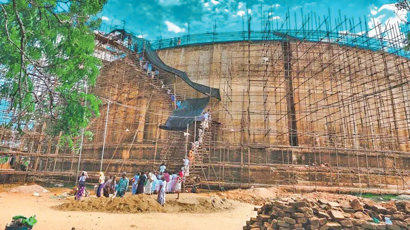 Sacred Relics to be deposited at Deegavapi Stupa today