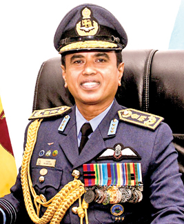 Commander of The Air Force Air Marshal Udeni Rajapaksa 