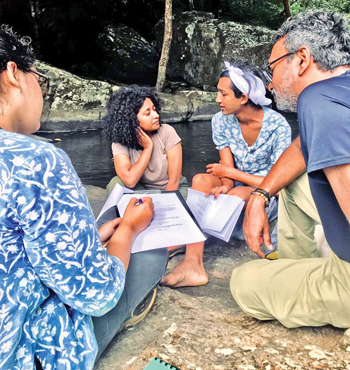 Saadgiee Gupta, Indira Tiwari, Hidaayath Hazeer and Vimukthi Jayasundara