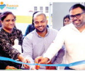 Transco officials open the new office premises.