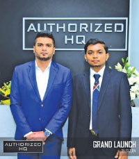 AuthorizedHQ co-founders Aabid Aslam and Gayal Warnakula