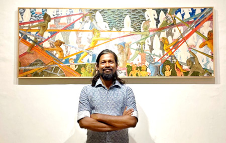 Artist Prasad Hettiarachchi