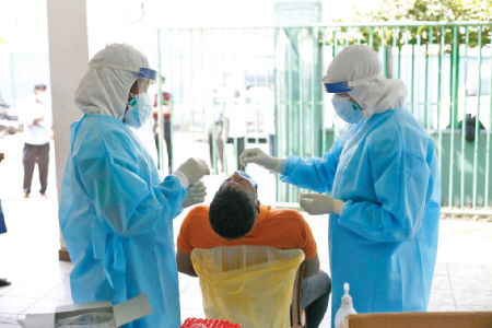 Testing is essential to curb pandemics. Pictures by Sulochana Gamage