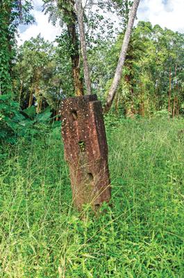 The ruined stone pillars of Prince Veediya Bandara’s Fort